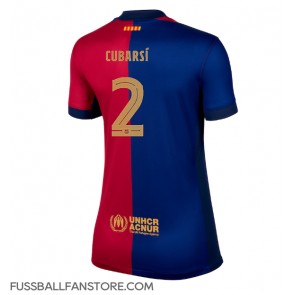 Barcelona Pau Cubarsi #2 Replik Heimtrikot Damen 2024-25 Kurzarm